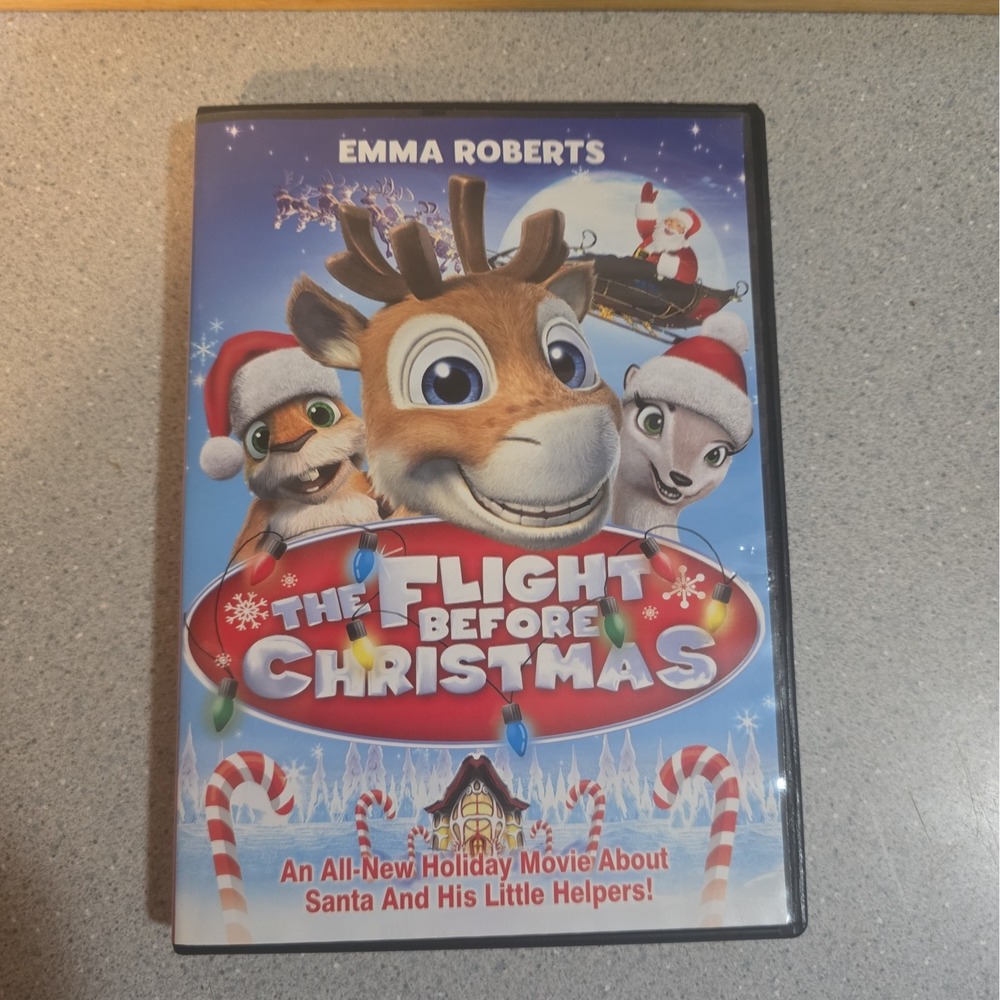 The Flight Before Christmas DVD Animated Holiday Movie Featuring Emma Roberts
